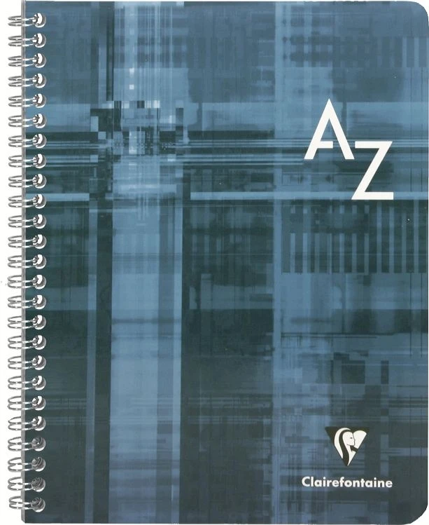 CLAIREFONTAINE Adressbuch Index A5 8949C ass., kariert, 5mm 50 Blatt