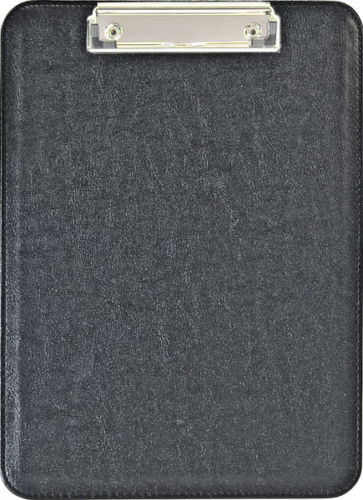 ECOBRA Schreibplatte A4 789250 schwarz Kunstleder hoch