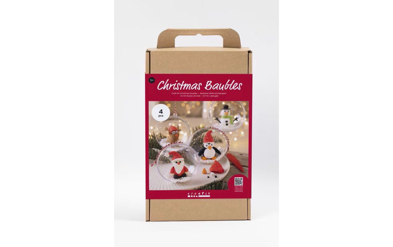 CREATIV COMPANY Bastelset Weihnachtskugeln 1582317 4 assortiert