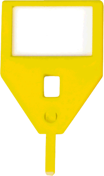 RIEFFEL SWITZERLAND Schlüssel-Anhänger KR-A GELB / 10 N gelb RIEFFEL SWITZERLAND Schlüssel-Anhänger KR-A GELB / 10 N gelb