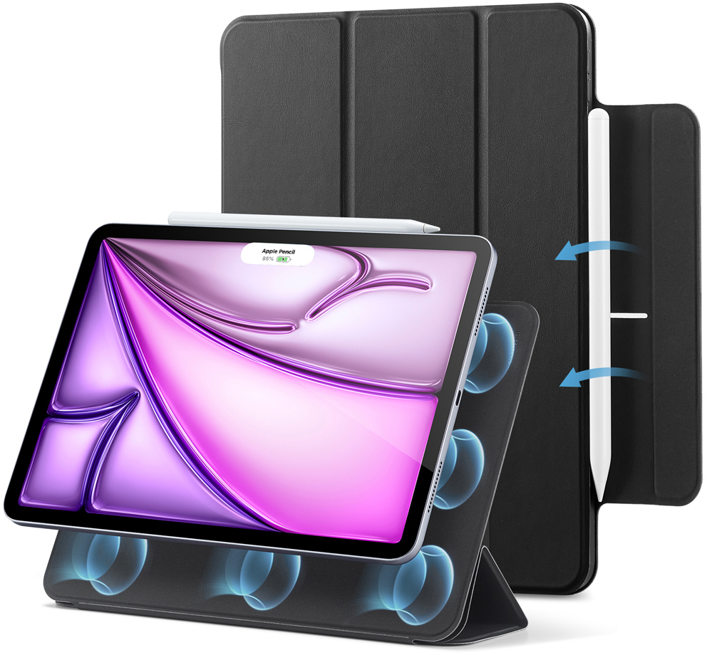 ESR Rebound Magnetic Case 1B1980103 iPad Air 13 2024, Black
