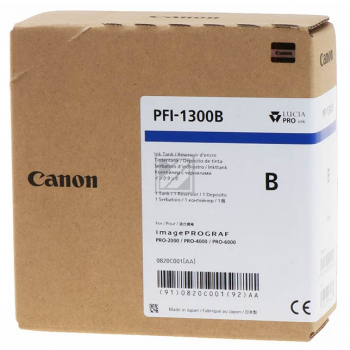 CANON Tintenpatrone blue PFI1300B iPF PRO-2000/PRO-4000 330ml
