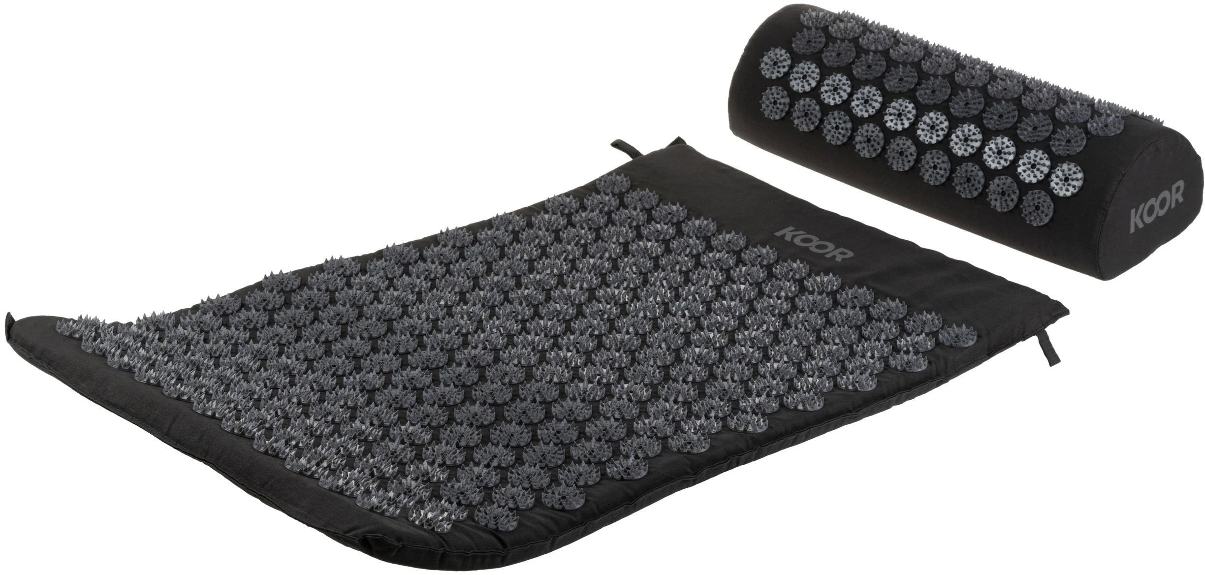 KOOR Akupressurmatte mit Kissen F01574 schwarz