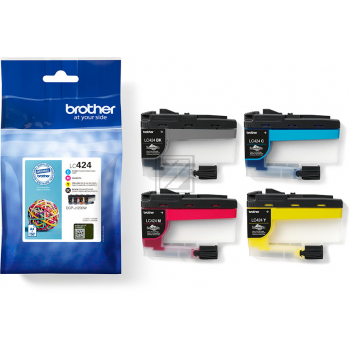 BROTHER Valuepack Tinte CMYBK LC-424VAL DCP-J1200 750 Seiten BROTHER Valuepack Tinte CMYBK LC-424VAL DCP-J1200 750 Seiten