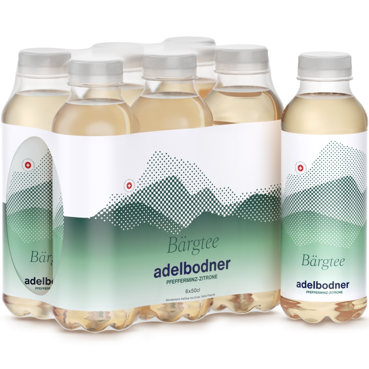 ADELBODNER Bärgtee Minze 162172 50 cl, 6 Stk.