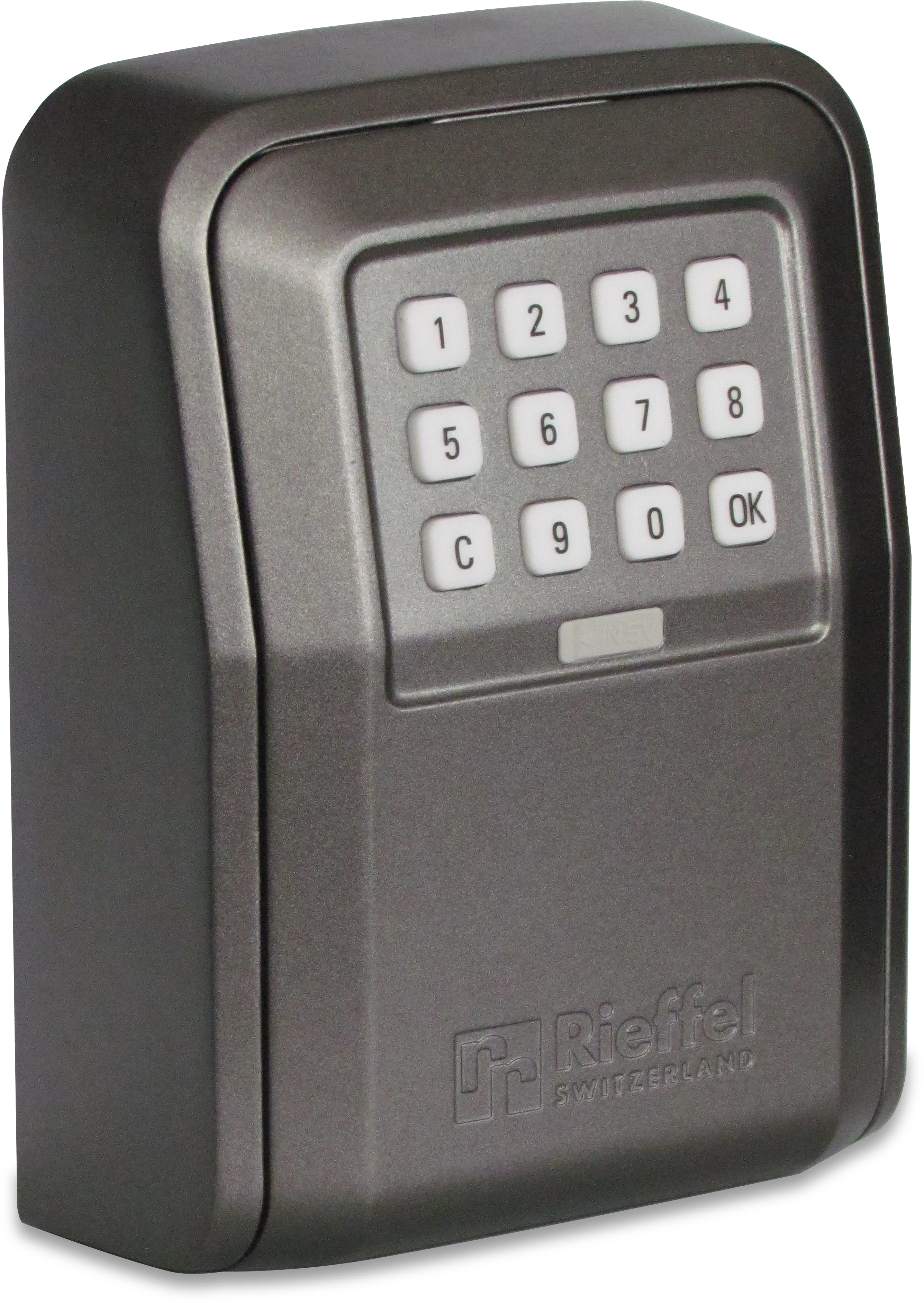 RIEFFEL SWITZERLAND Schlüsseldepot 10.5x14.5x55cm A15797 mit Elektronikschloss, grau