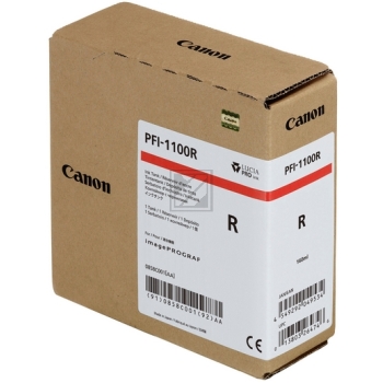 CANON Tintenpatrone red PFI1100R iPF PRO-2000/PRO-4000 160ml CANON Tintenpatrone red PFI1100R iPF PRO-2000/PRO-4000 160ml