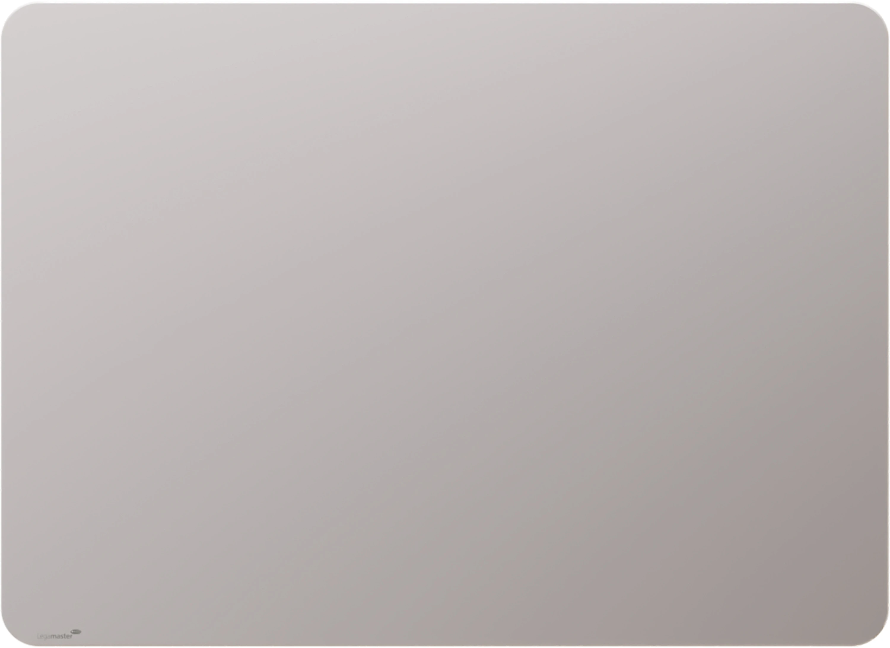 LEGAMASTER Glasboard 90x120cm 7-104254 matt, Warm Grey runde Ecken