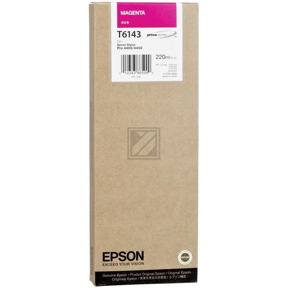 EPSON Tintenpatrone magenta T614300 Stylus Pro 4450 220ml EPSON Tintenpatrone magenta T614300 Stylus Pro 4450 220ml