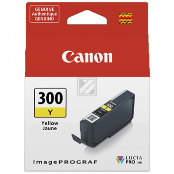 CANON Tintenpatrone yellow PFI-300Y iPF PRO-300 14.4ml CANON Tintenpatrone yellow PFI-300Y iPF PRO-300 14.4ml