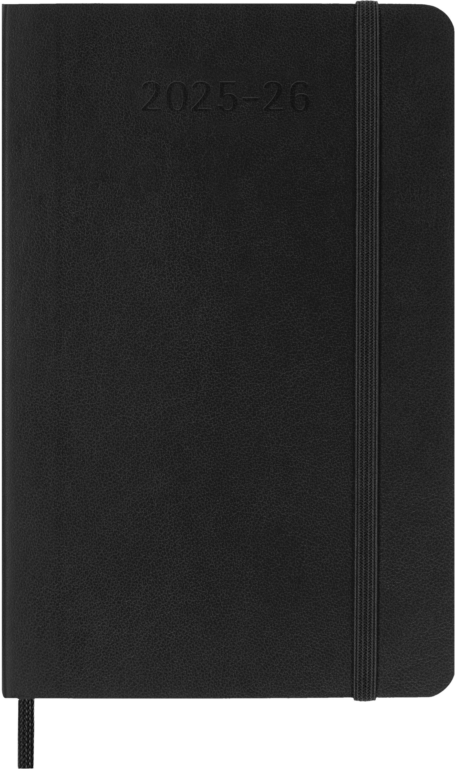 MOLESKINE Wochen-Notizkalender 25/26 DSB18WN2Y26 18M liniert SC schwarz 9x14cm