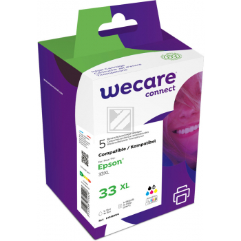 WECARE Multipack rebuilt CMYBKPBK T333740WE zu Epson XP-530 6.4/4x4.5ml