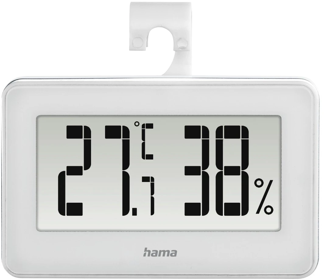 HAMA Thermo- / Hygrometer Mini 186363 weiss