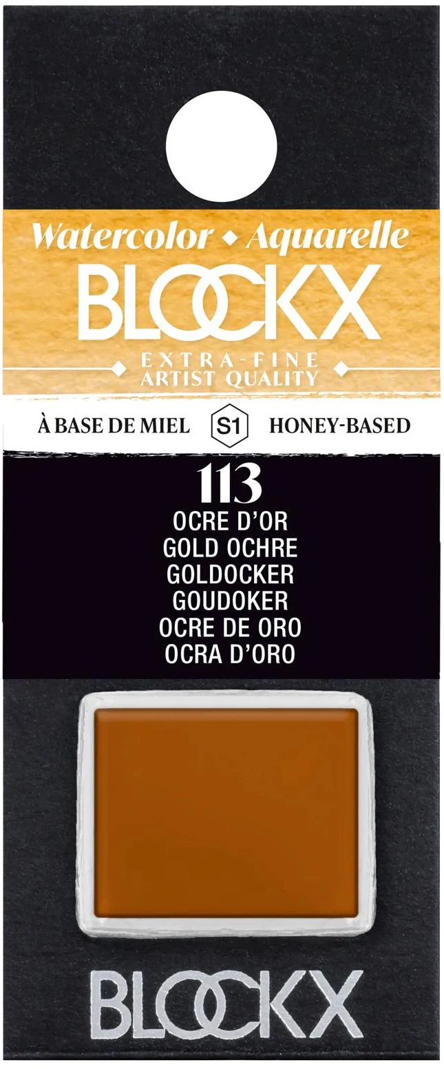 BLOCKX Aquarellfarbe 1.5ml 41113BXC ockergold
