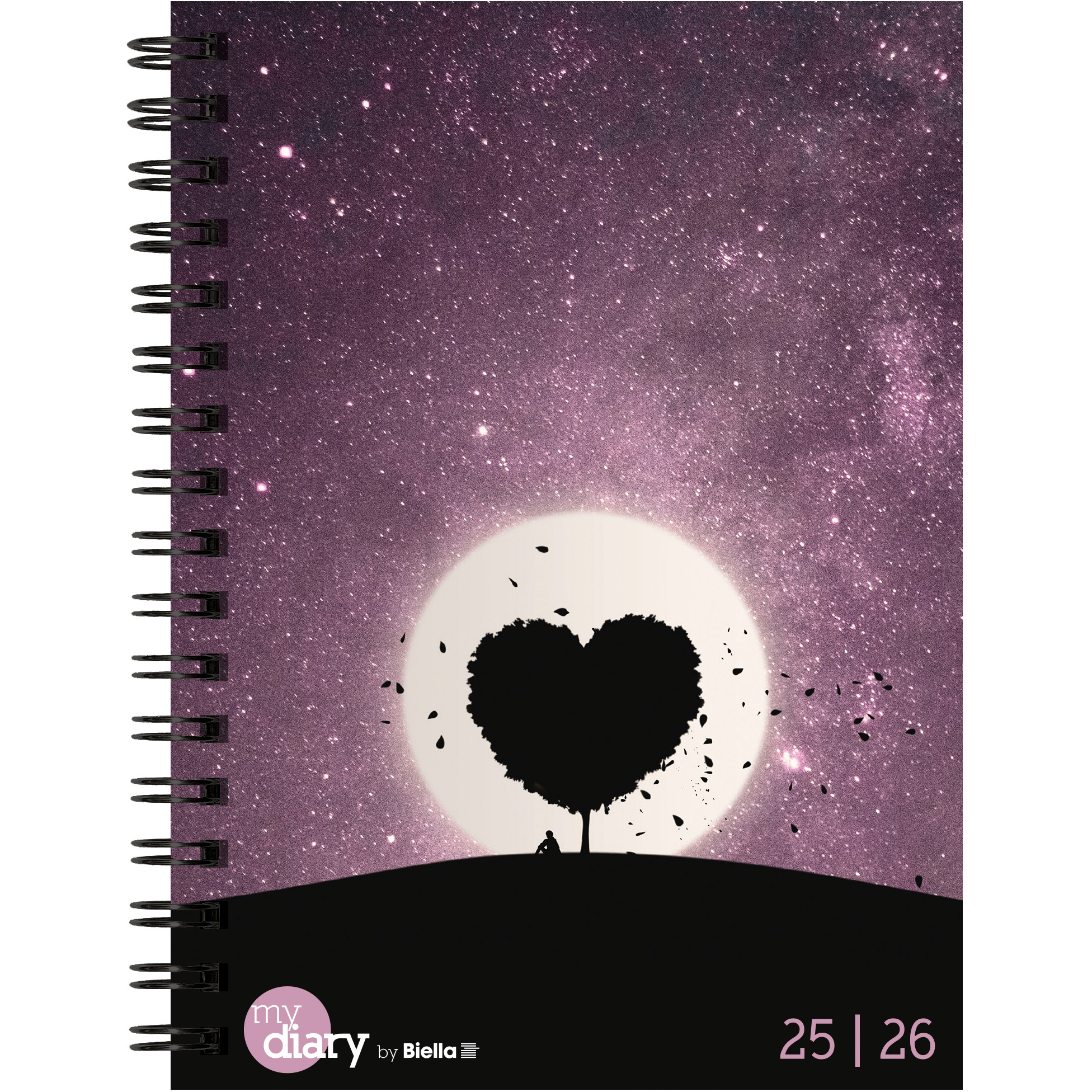 BIELLA Schüleragenda Love 25/26 806517880026U 1W/2S 12x16.5cm
