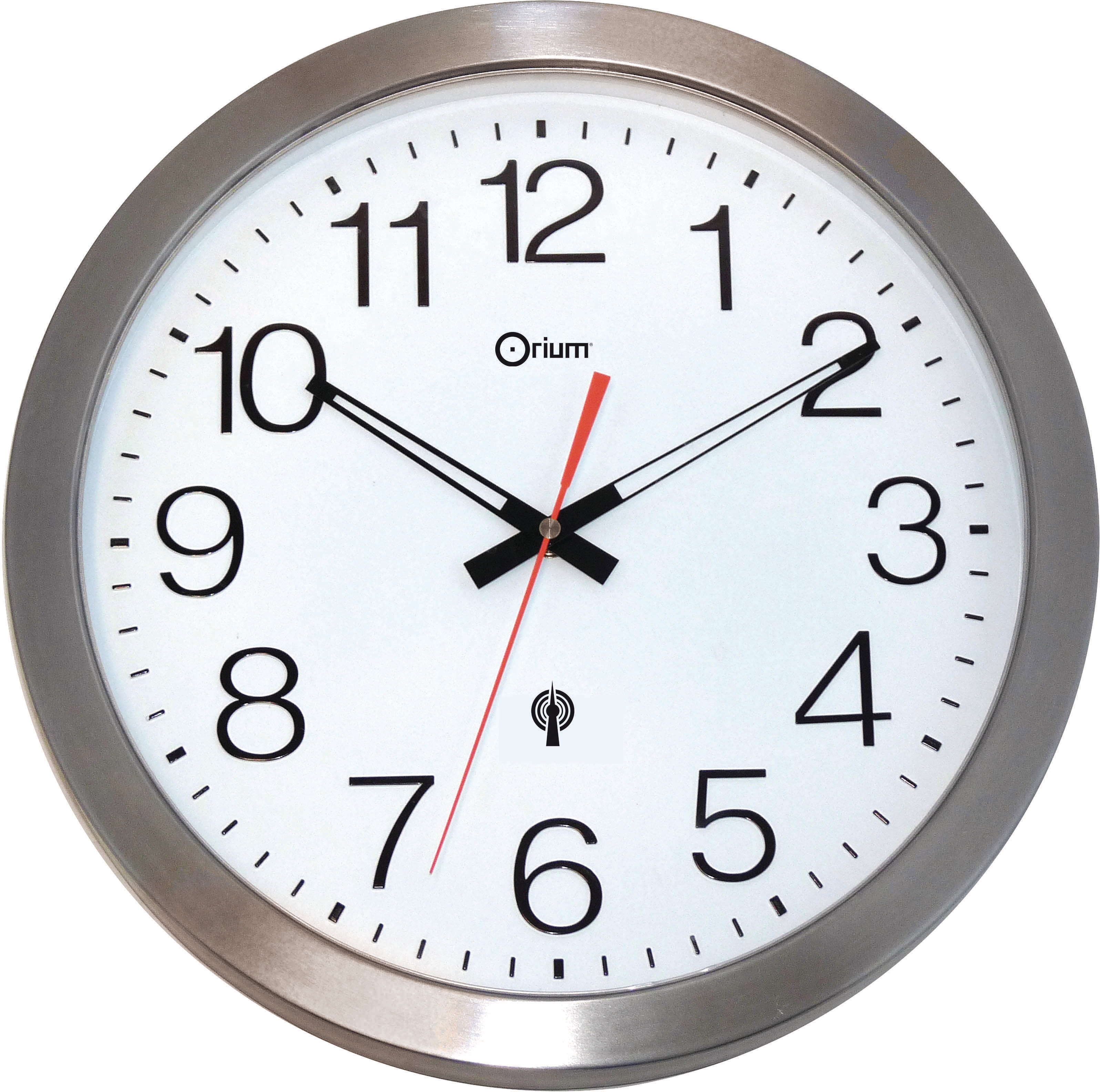 CEP Wanduhr 35,5cm 2113850961 Edelstahl, Outdoor, RC