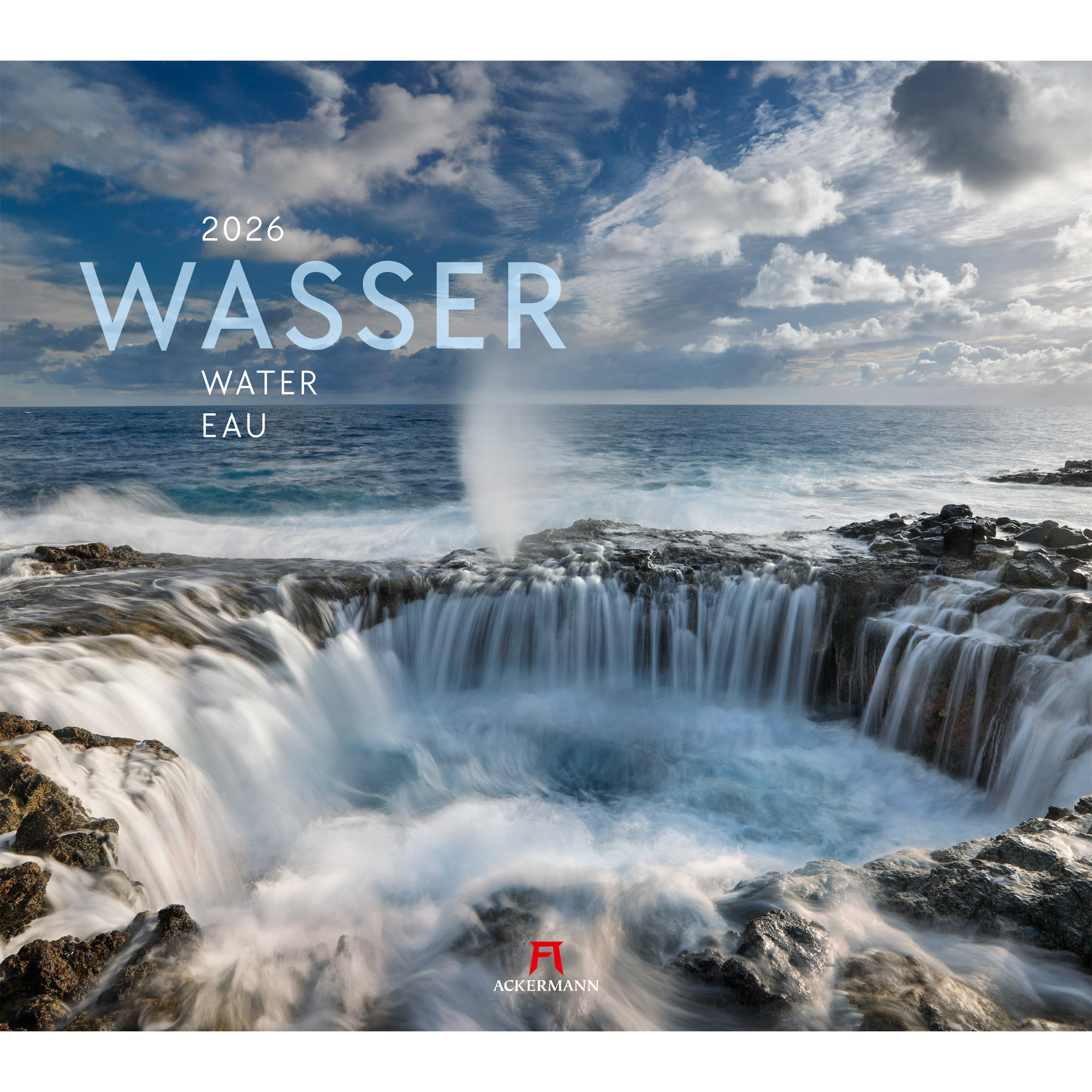 ACKERMANN Bildkalender 2026 2632 Wasser ML 54x48cm