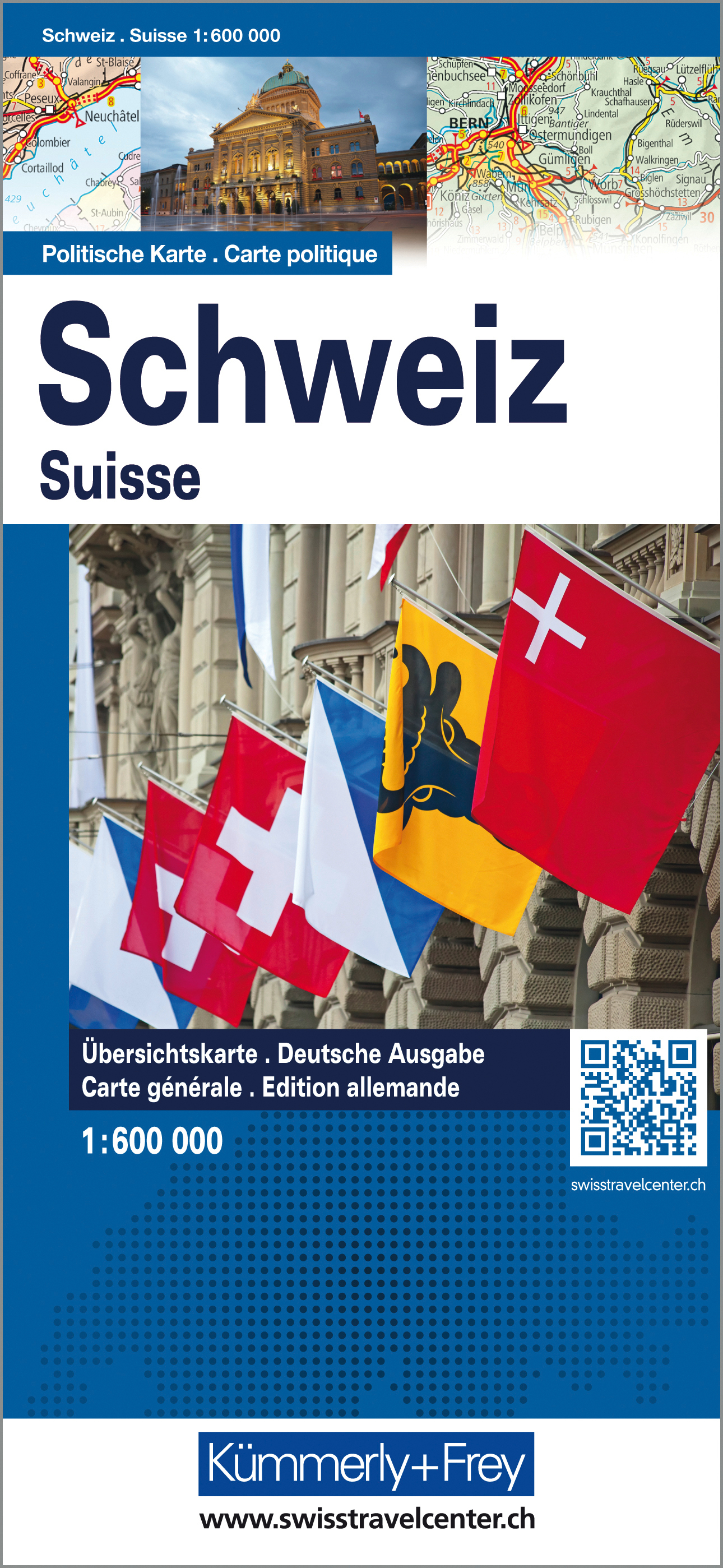 KÜMMERLY+FREY Schülerkarte Schweiz 3-259-00172- politisch 1:600'000 KÜMMERLY+FREY Schülerkarte Schweiz 3-259-00172- politisch 1:600'000