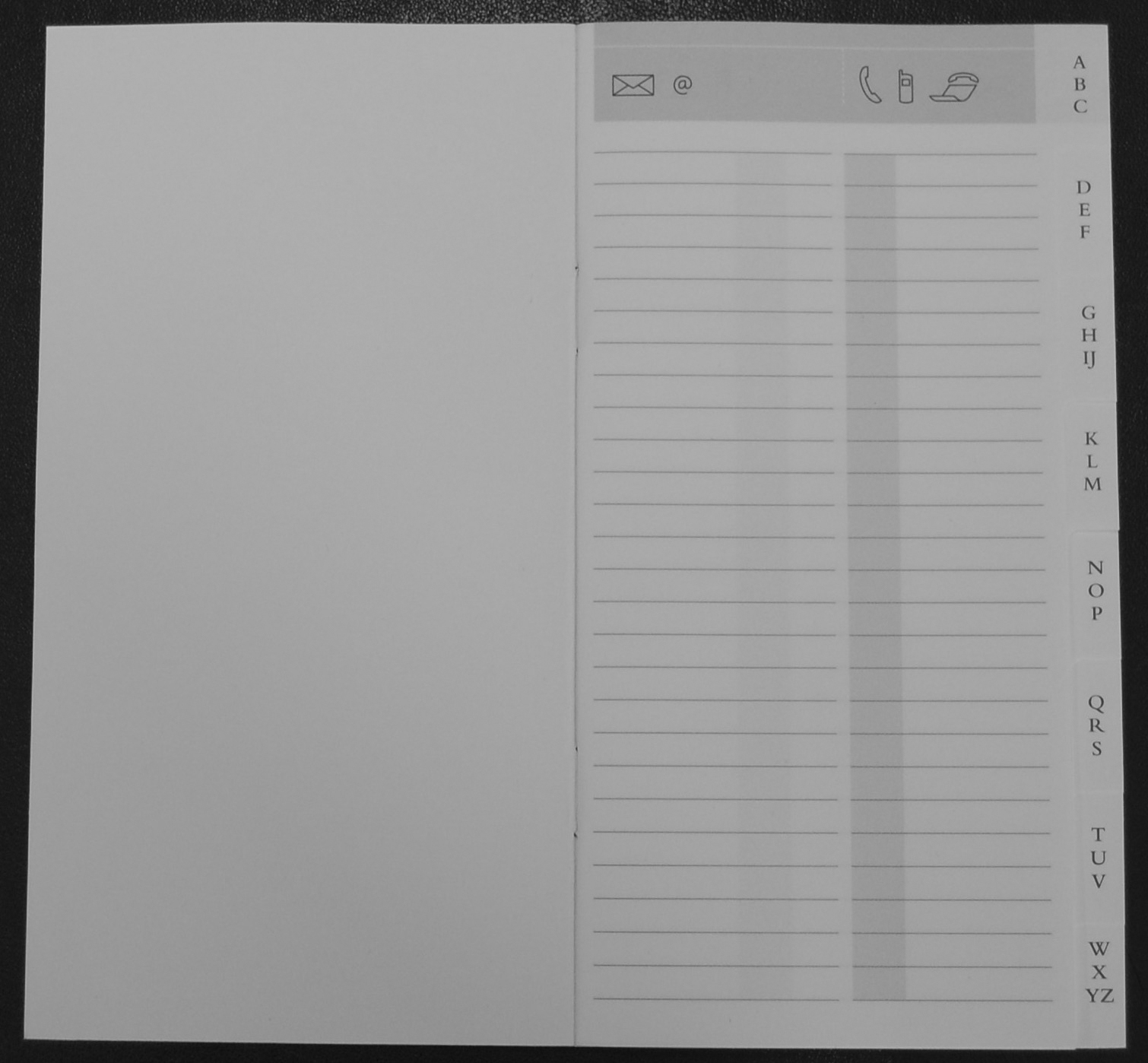 BREPOLS Adressregister weiss 26.3.0243 604/774