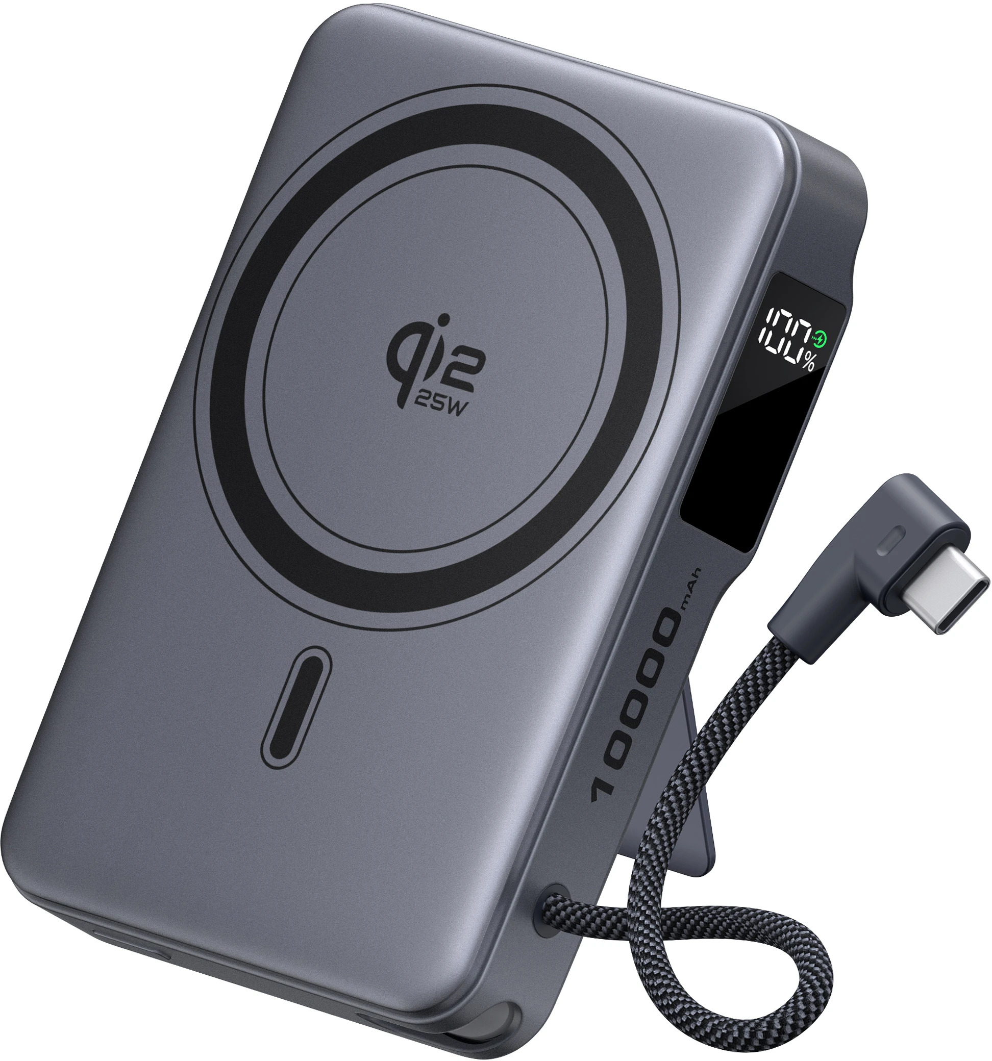 AUKEY MagFusion PB Vista Mix,10K PB-MS24 Qi2.2, Wireless,Magnetic