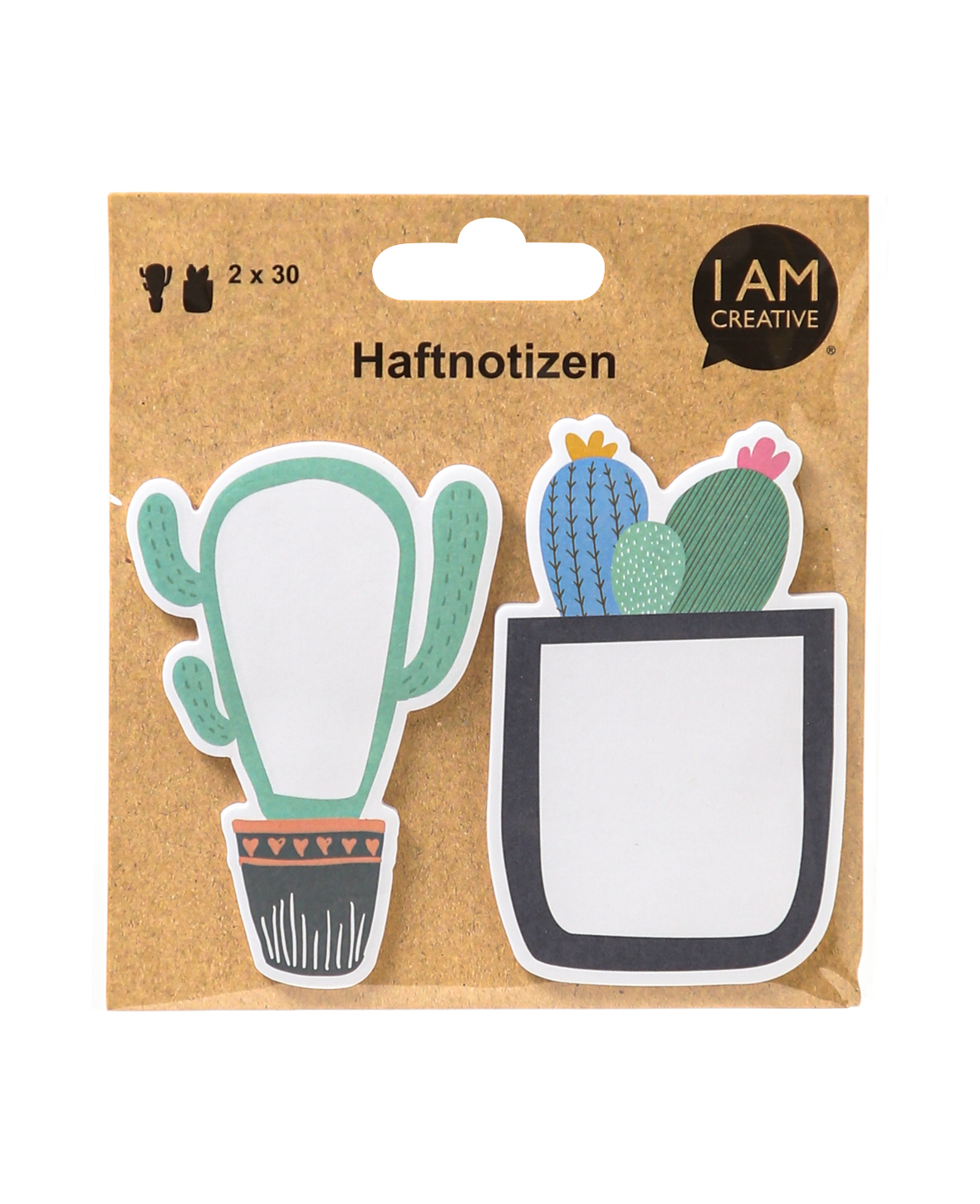 I AM CREATIVE Sticky Notes 4086.84 Kakteen 60 Blatt