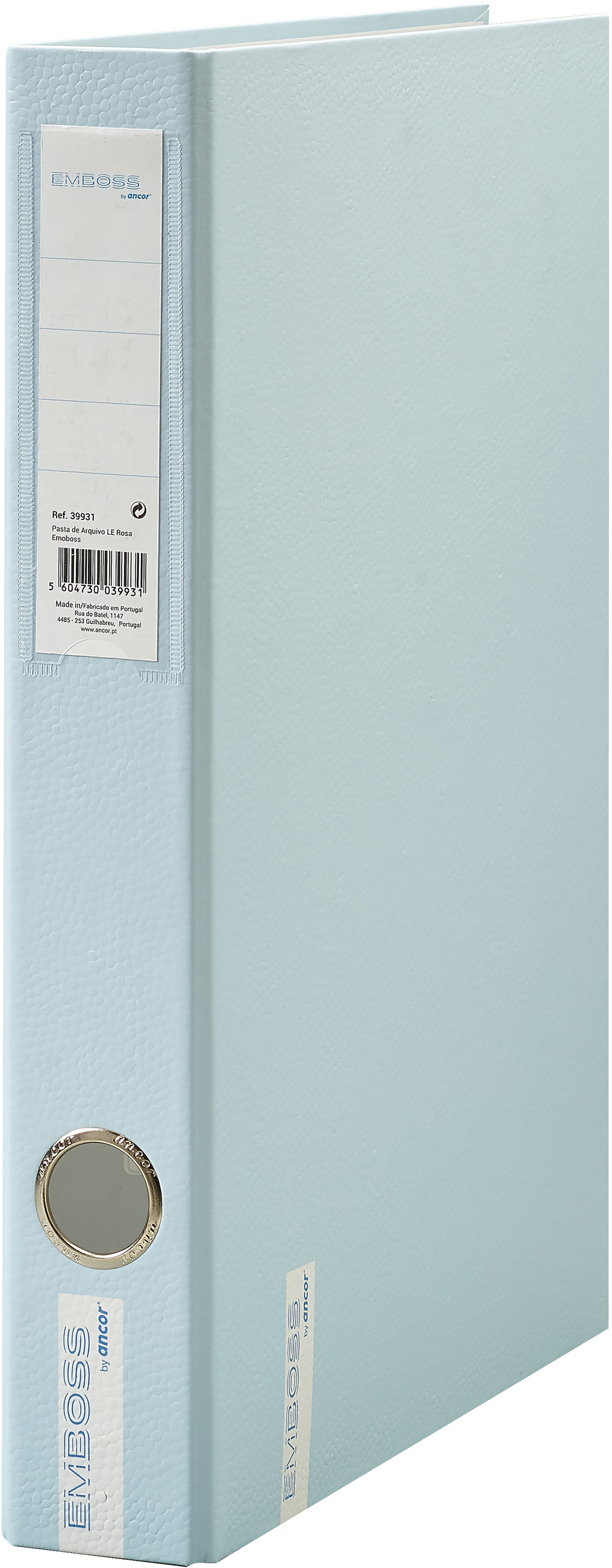 ANCOR Ringbuch Emboss 4cm 84832 blau 2-Ring A4
