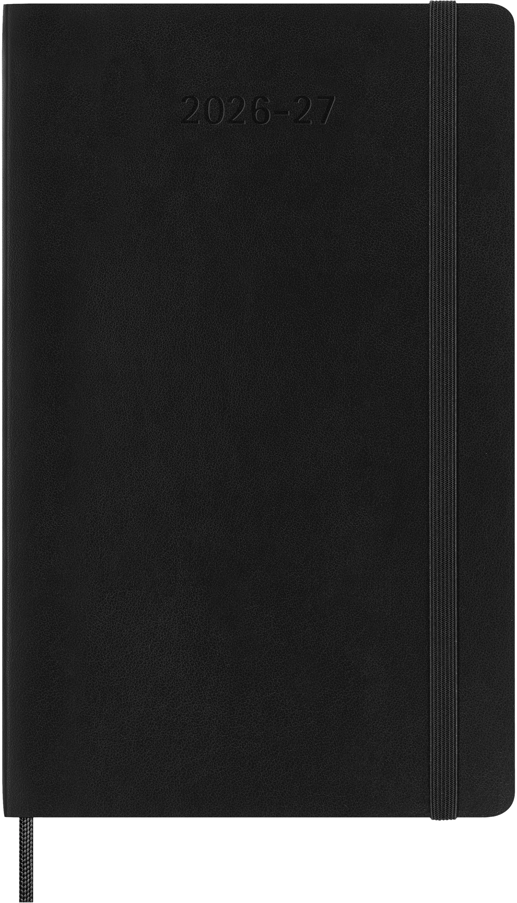 MOLESKINE Wochen-Notizkalender 26/27 DSB18WN3Y27 18M liniert SC schwarz 13x21cm