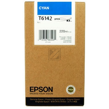 EPSON Tintenpatrone cyan T614200 Stylus Pro 4450 220ml EPSON Tintenpatrone cyan T614200 Stylus Pro 4450 220ml