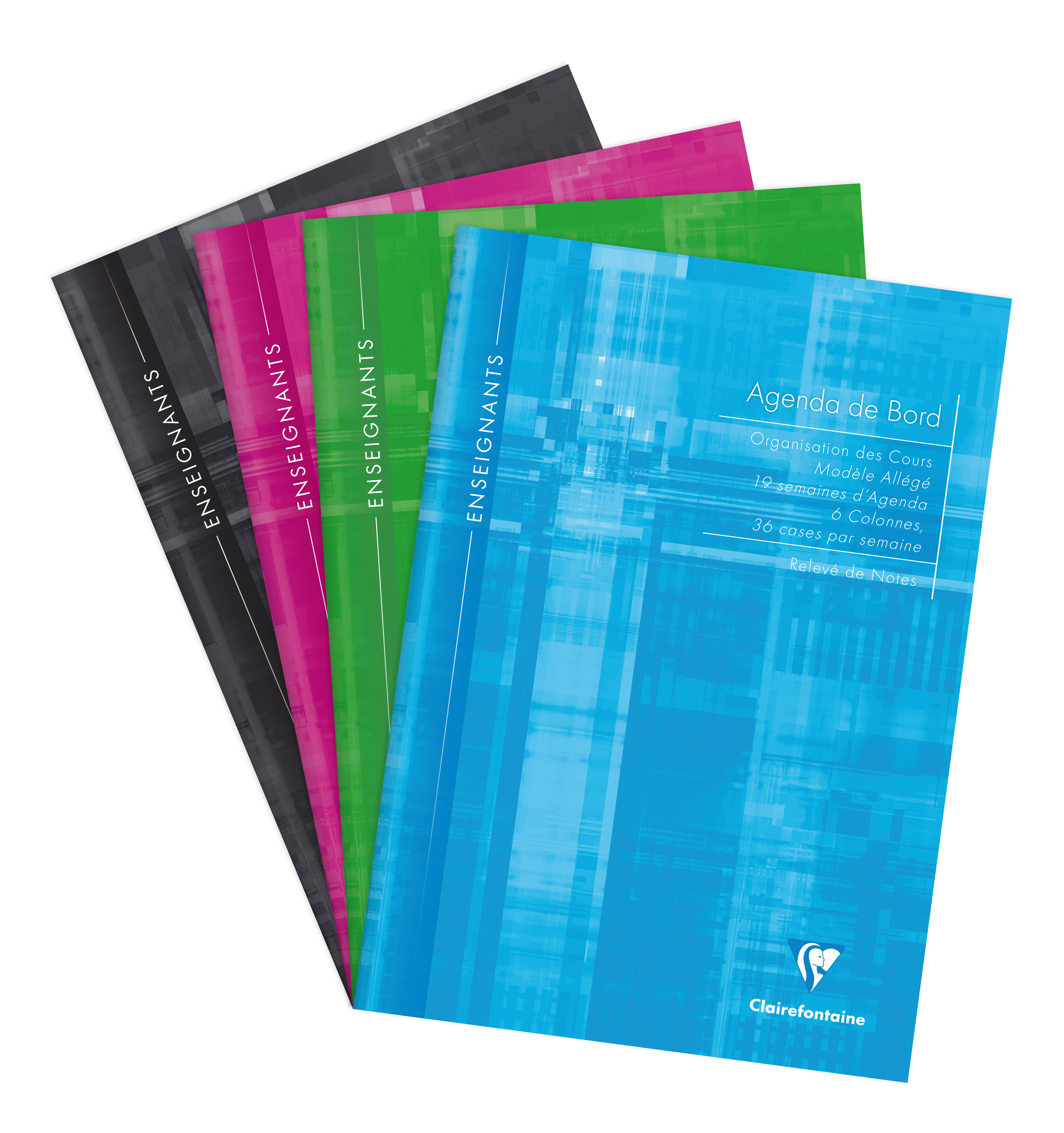 CLAIREFONTAINE Lehreragenda CLF neutral 25/26 3069C 72 Blatt ass. FR 21x29.7cm