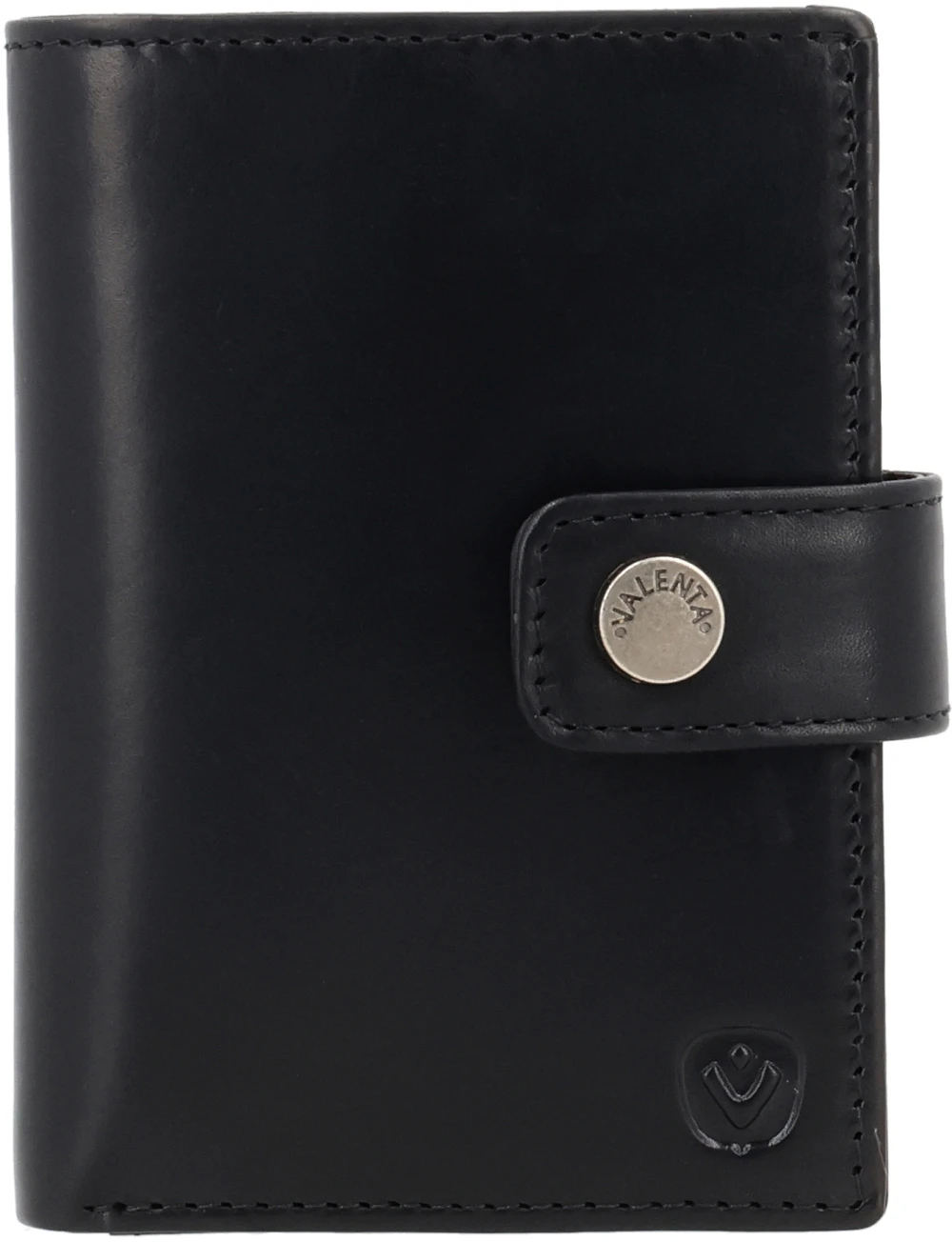 VALENTA Card Wallet Leather 588386 Luxe Black