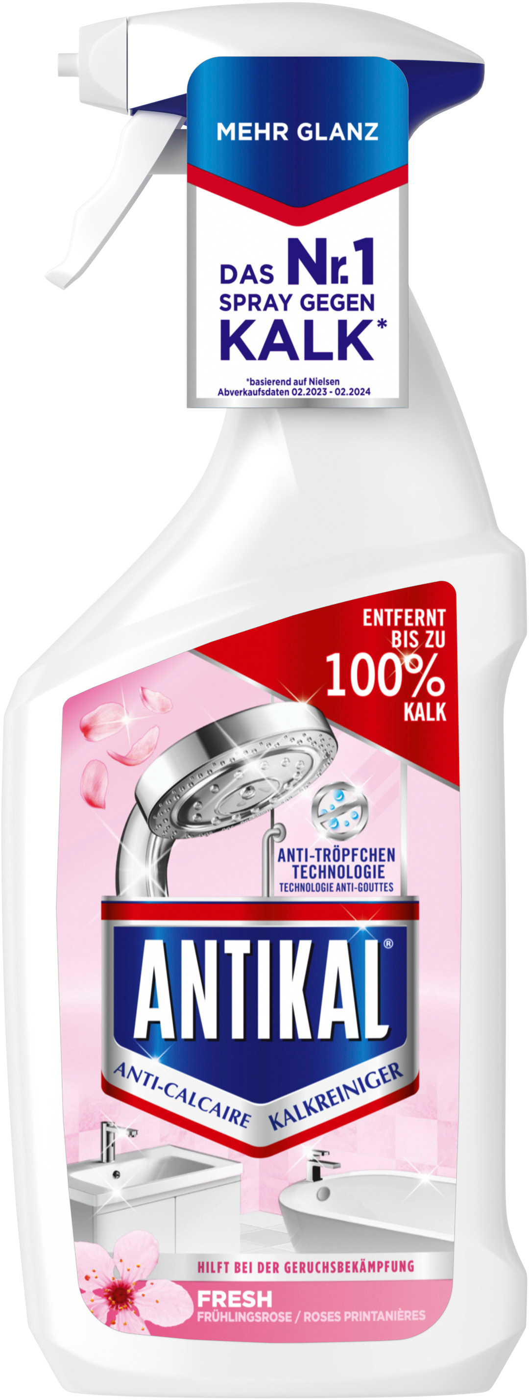 ANTIKAL Kalkreiniger Spray 972084 Fresh 800ml