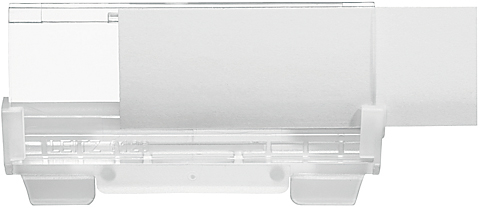 LEITZ Kunststoff-Reiter 60x35mm 61260003 transparent 5 Stück