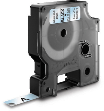 DYMO Schriftband D1 schwarz/transp. S0720670 9mm/7m DYMO Schriftband D1 schwarz/transp. S0720670 9mm/7m