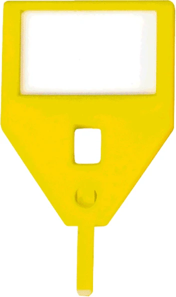 RIEFFEL SWITZERLAND Schlüssel-Anhänger A15735 gelb