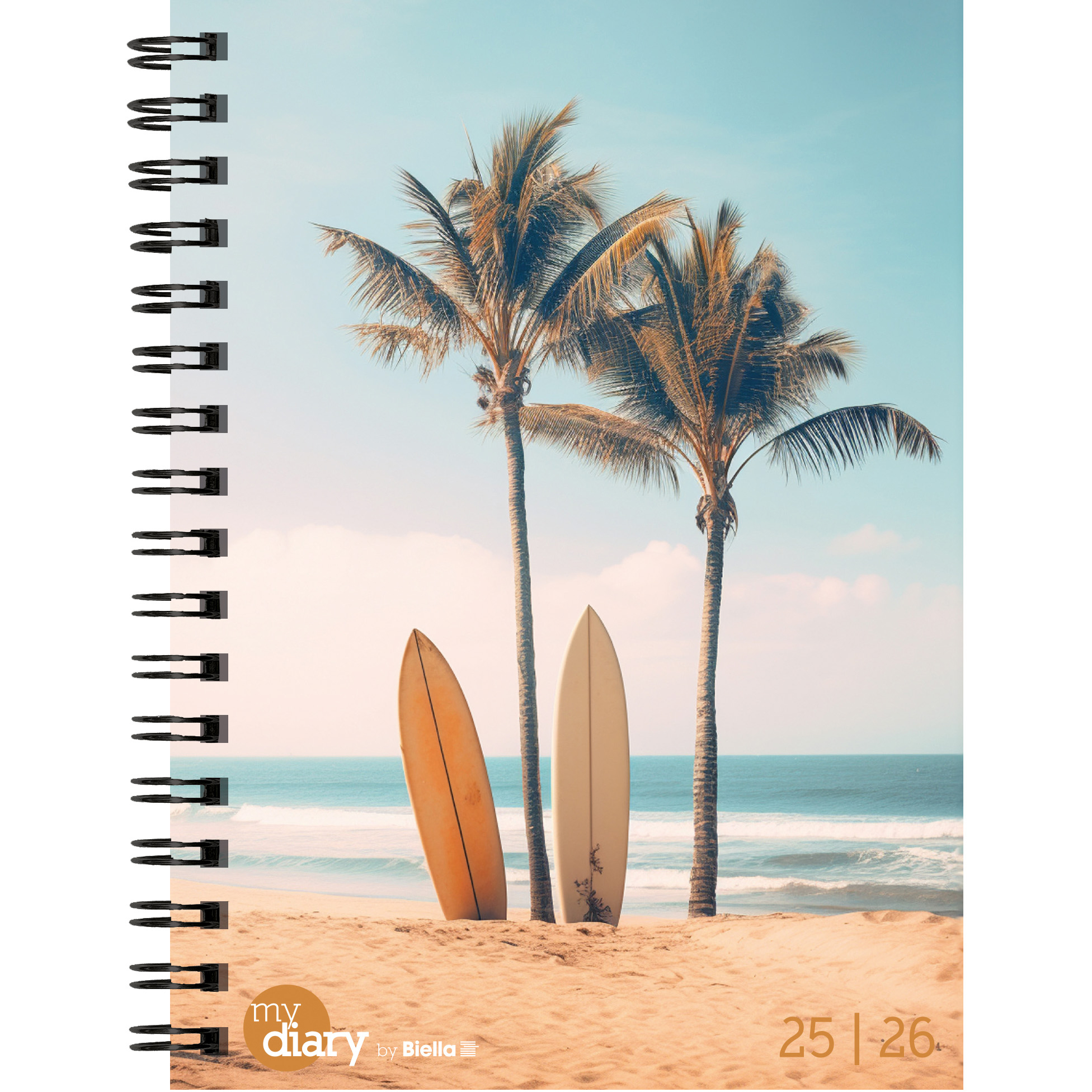 BIELLA Schüleragenda Beach 25/26 806517840026U 1W/2S 12x16.5cm