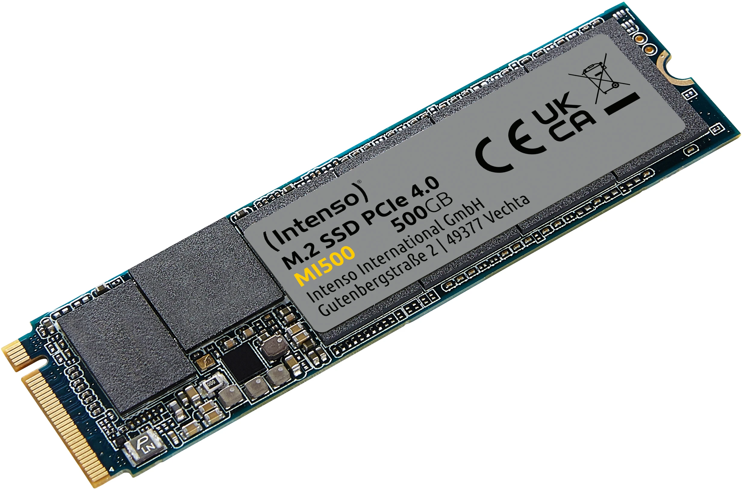 INTENSO M.2 SSD MI500 500GB 3836450 PCIe 4.0, m.2 2280
