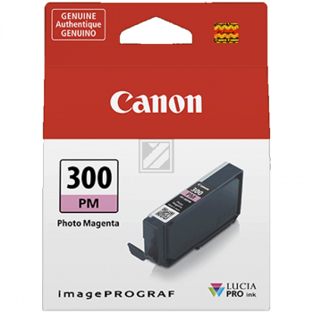 CANON Tintenpatrone photo magenta PFI-300PM iPF PRO-300 14.4ml CANON Tintenpatrone photo magenta PFI-300PM iPF PRO-300 14.4ml
