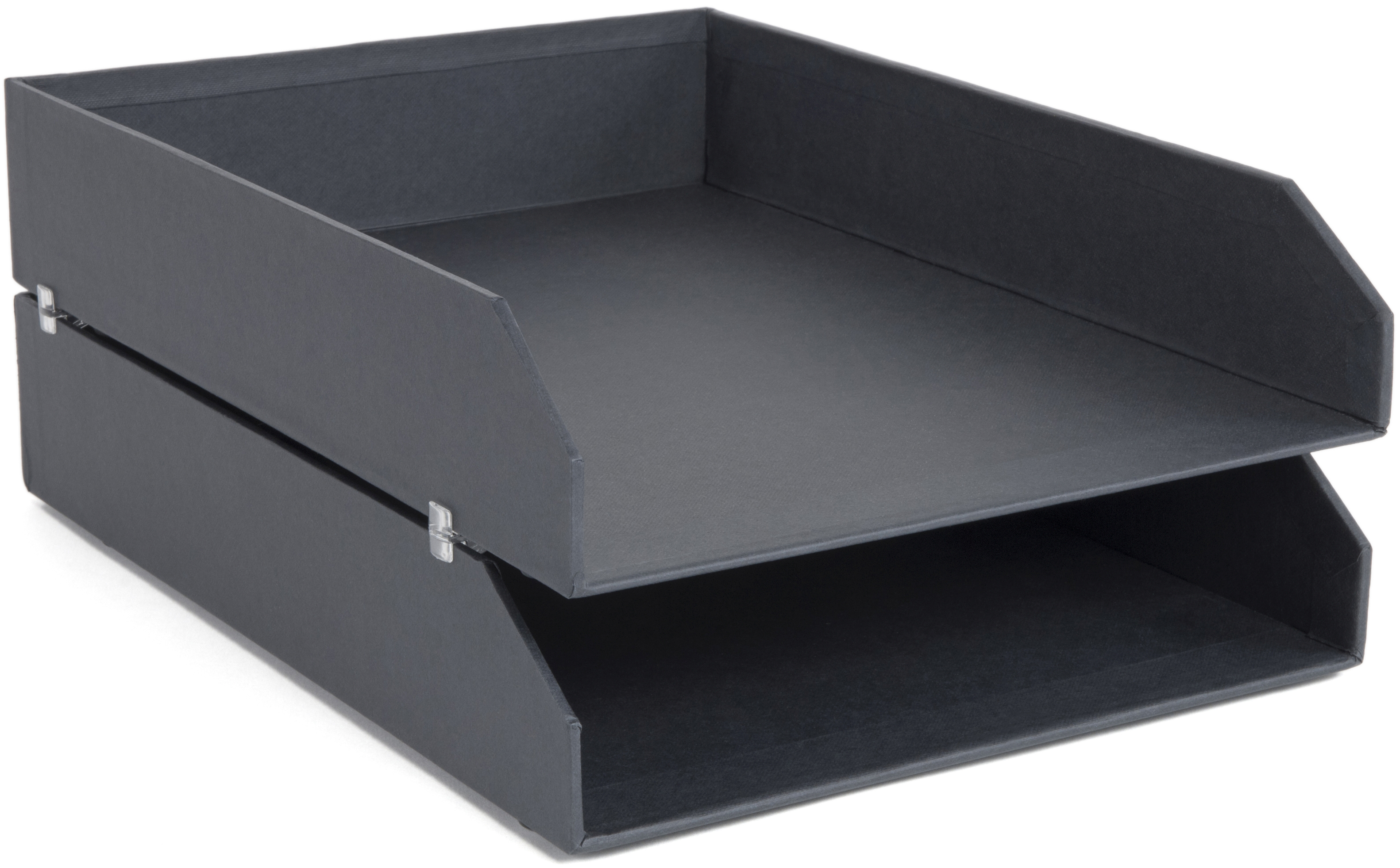 BIGSO BOX OF SWEDEN Briefablage Hakan A4 15753200 dunkelgrau 2 Stück