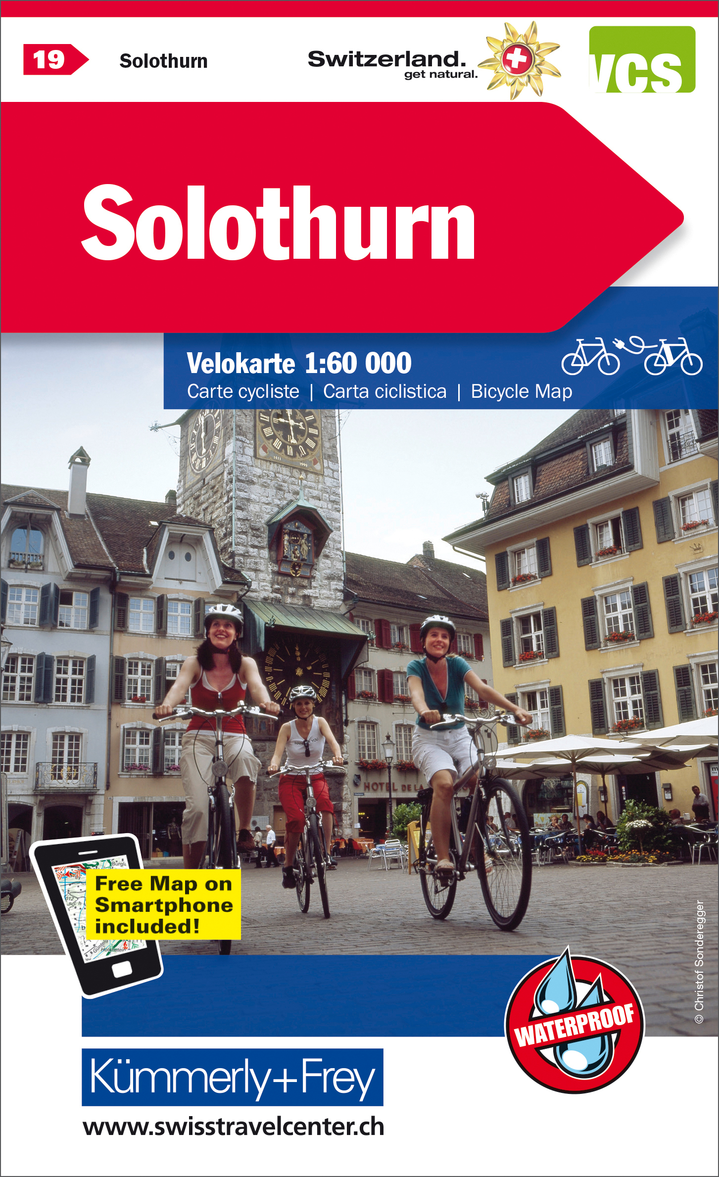 KÜMMERLY+FREY Velokarte 325902419 Solothurn 1:60'000 KÜMMERLY+FREY Velokarte 325902419 Solothurn 1:60'000