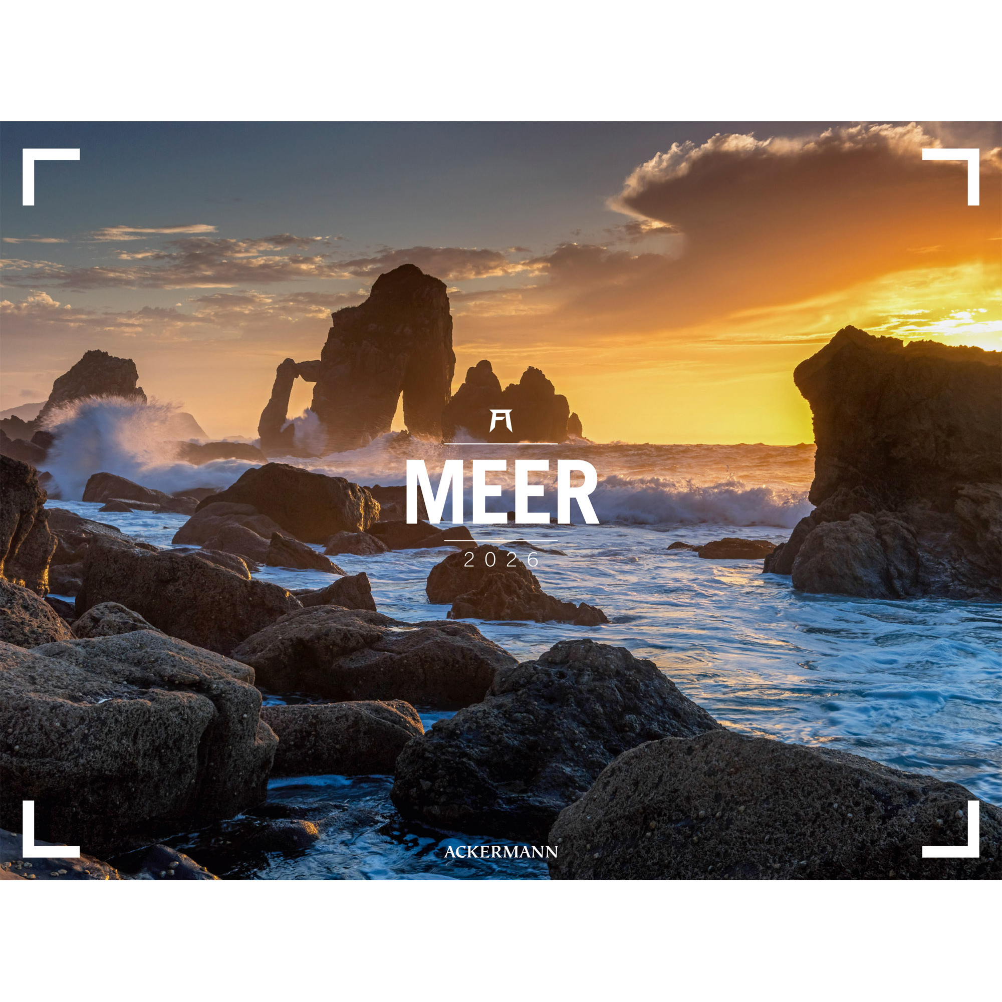 ACKERMANN Bildkalender 2026 3625 Meer DE/E 66x50cm