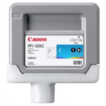 CANON Tintenpatrone cyan PFI306C iPF 8300 330ml CANON Tintenpatrone cyan PFI306C iPF 8300 330ml