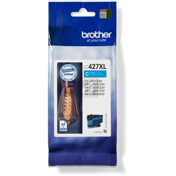BROTHER Tintenpatrone HY cyan LC-427XLC MFC-J5955 5000 Seiten BROTHER Tintenpatrone HY cyan LC-427XLC MFC-J5955 5000 Seiten