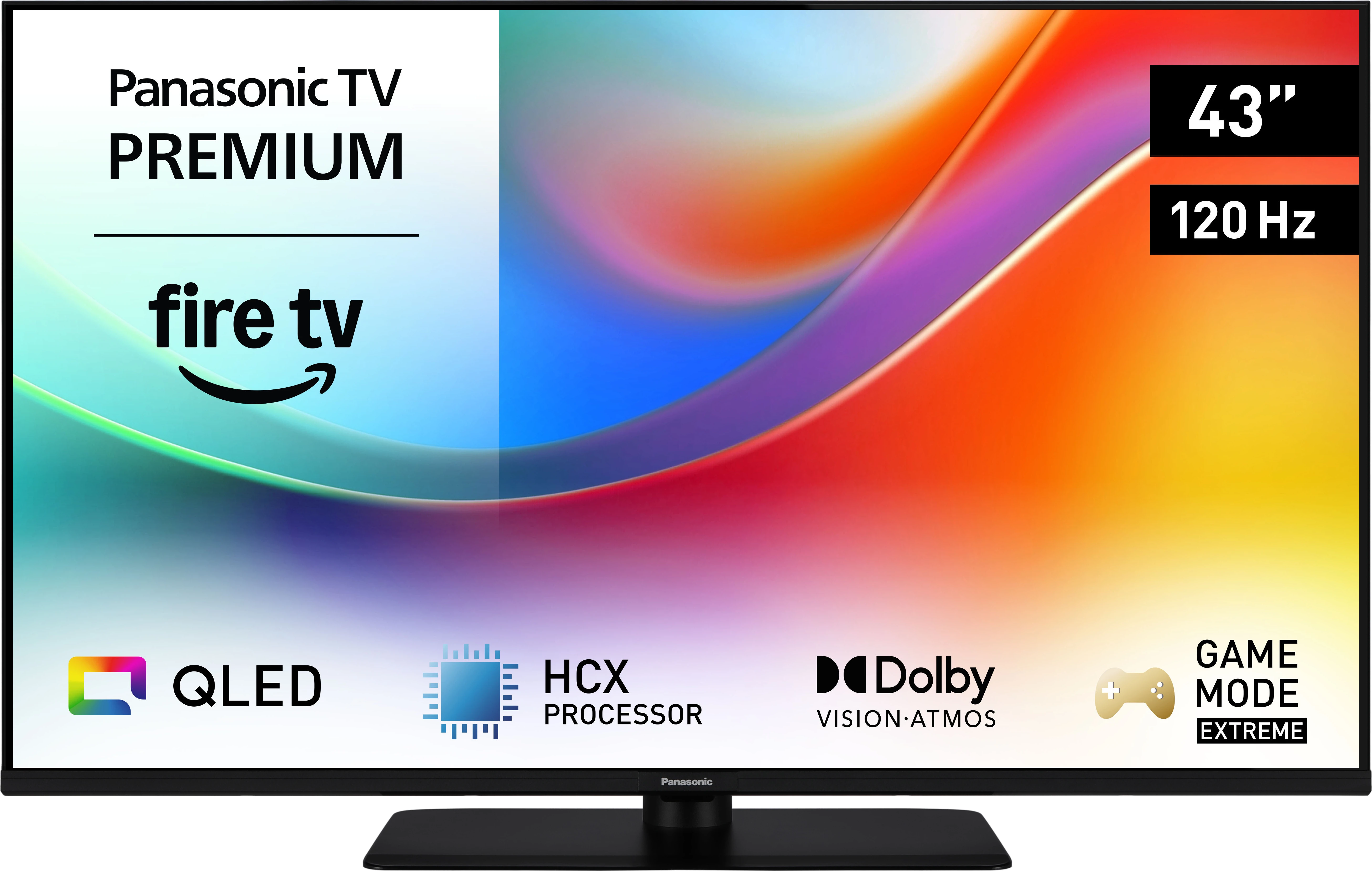 PANASONIC 43 Inch 4K UHD QLED TV-43W85BEZC Fire TV, 120 Hz, HDR10+,Dolby