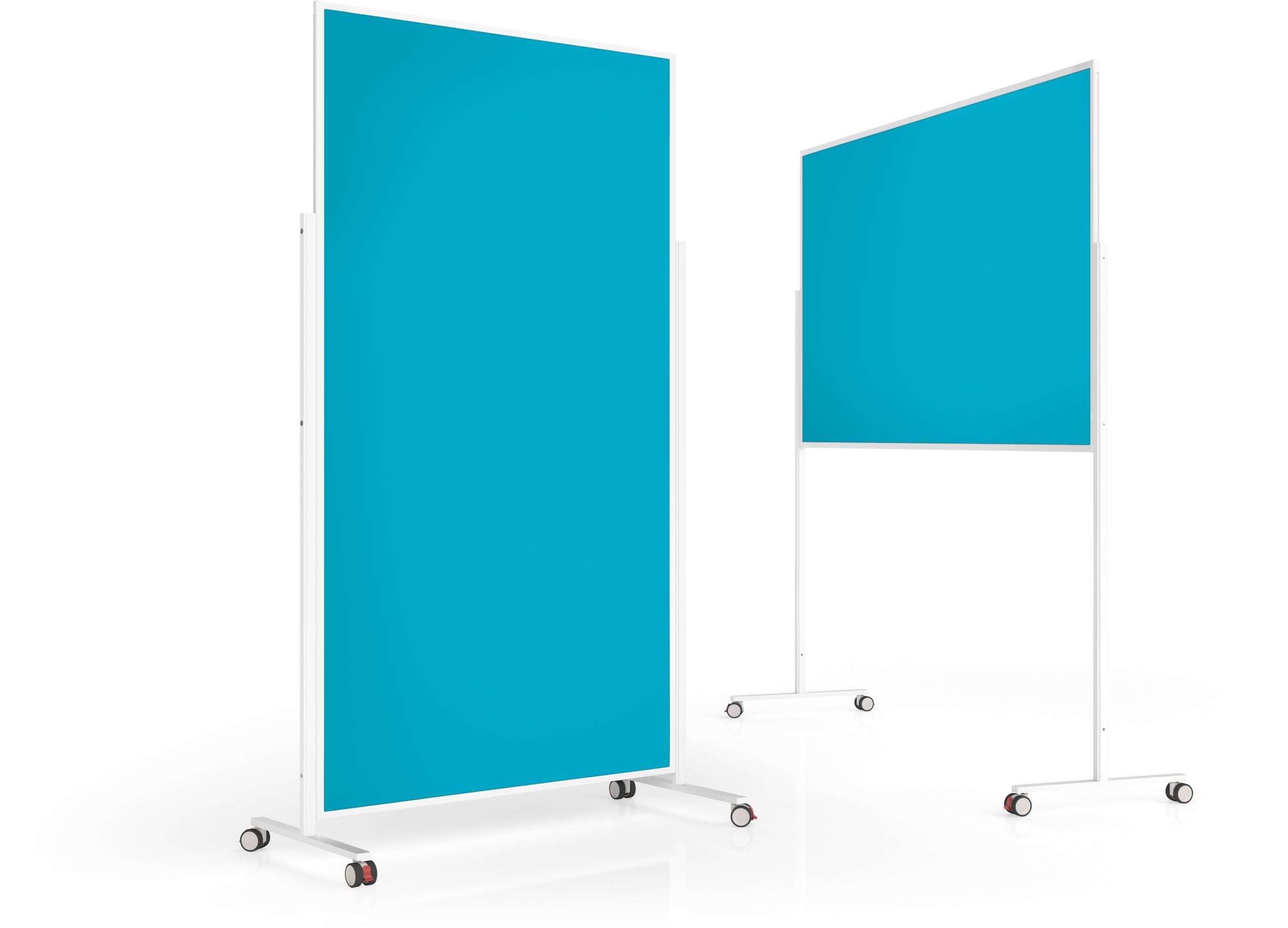 MAGNETOPLAN Design-Moderatorentafel VP 1181104 Filz, türkis 1000x1800mm