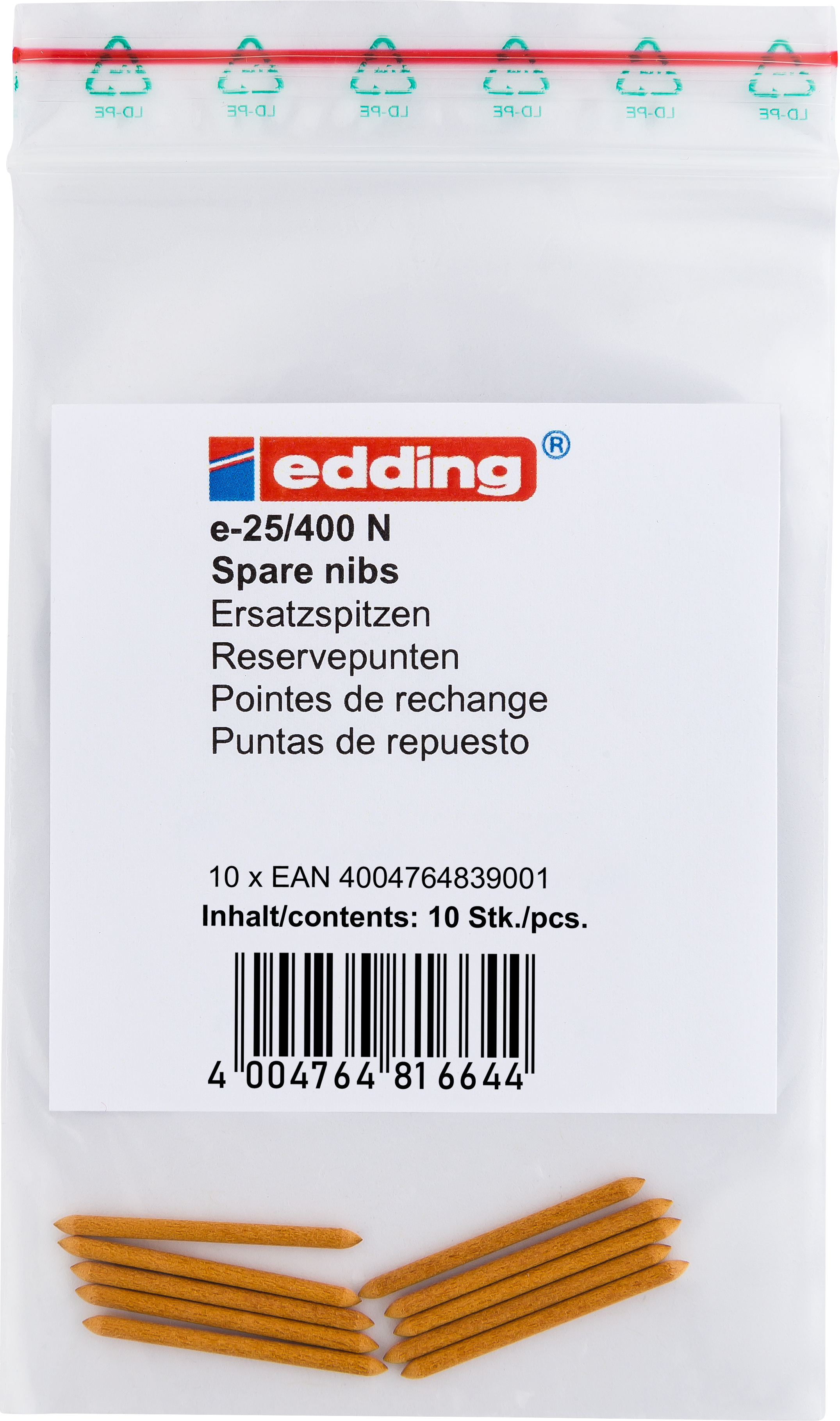 EDDING Ersatzspitze zu 400N N400 10 Stück