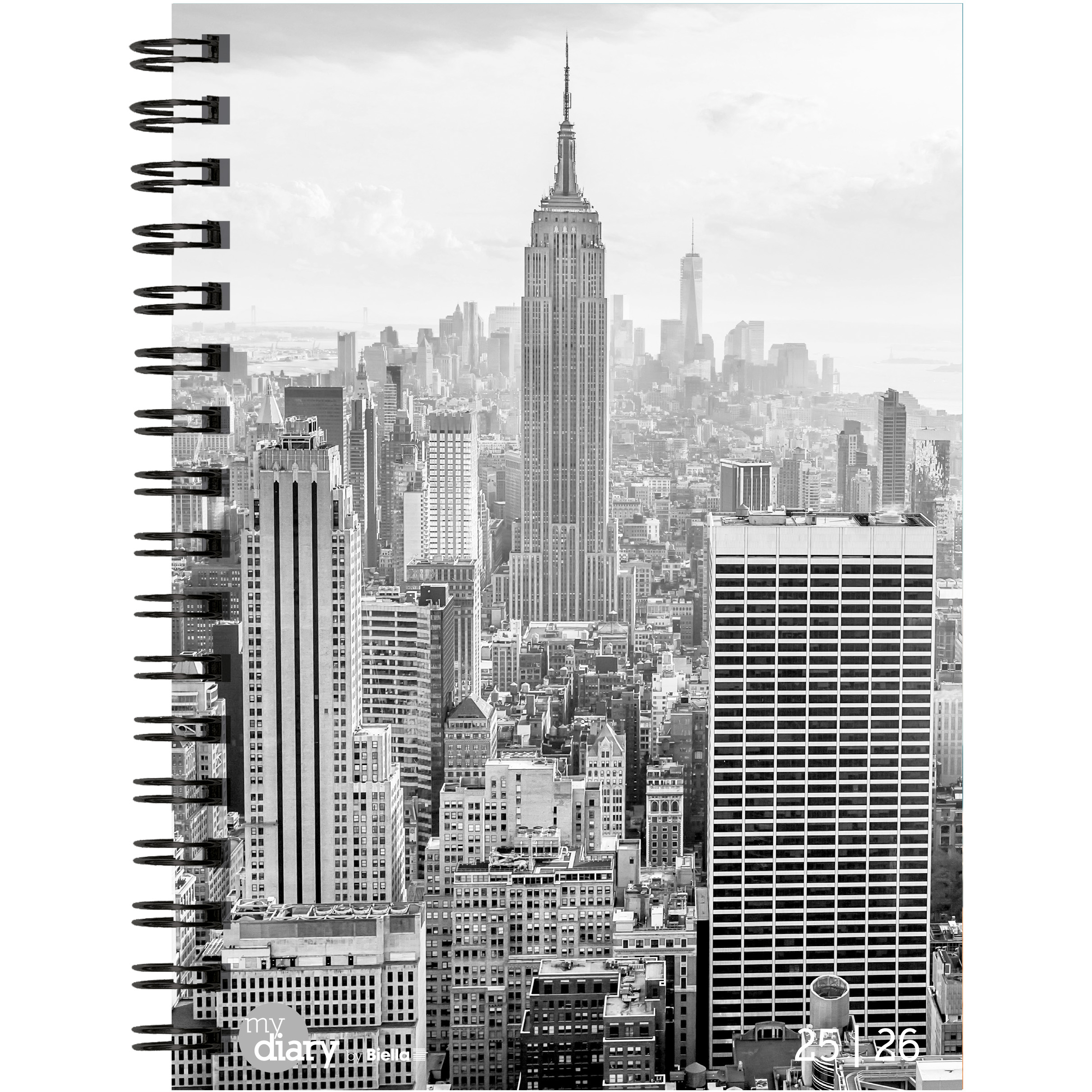 BIELLA Schüleragenda City 25/26 806537850026U 1W/2S 14.5x20.5cm