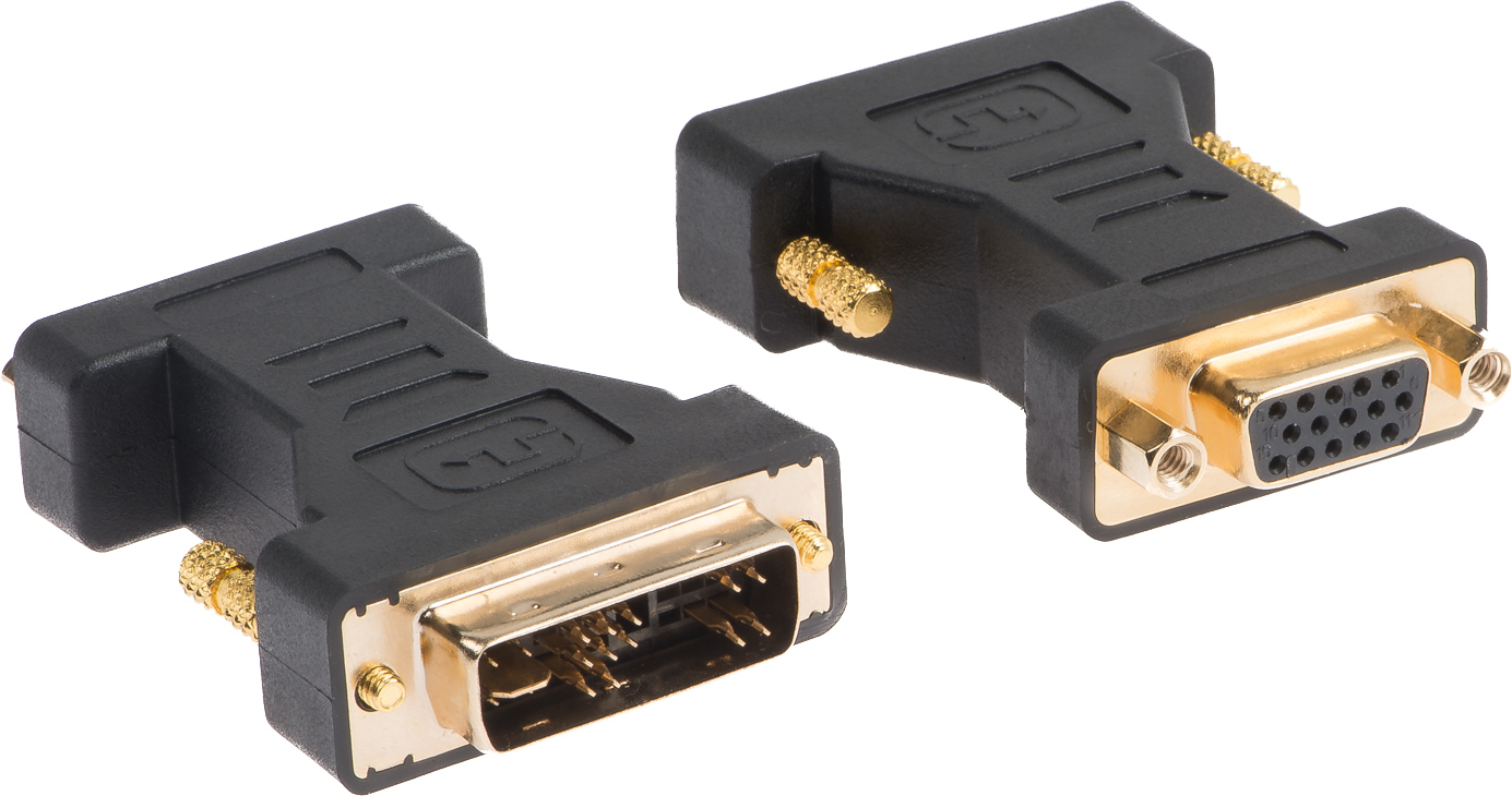 LINK2GO Adapter DVI-A - VGA AD2111BB male-female LINK2GO Adapter DVI-A - VGA AD2111BB male-female