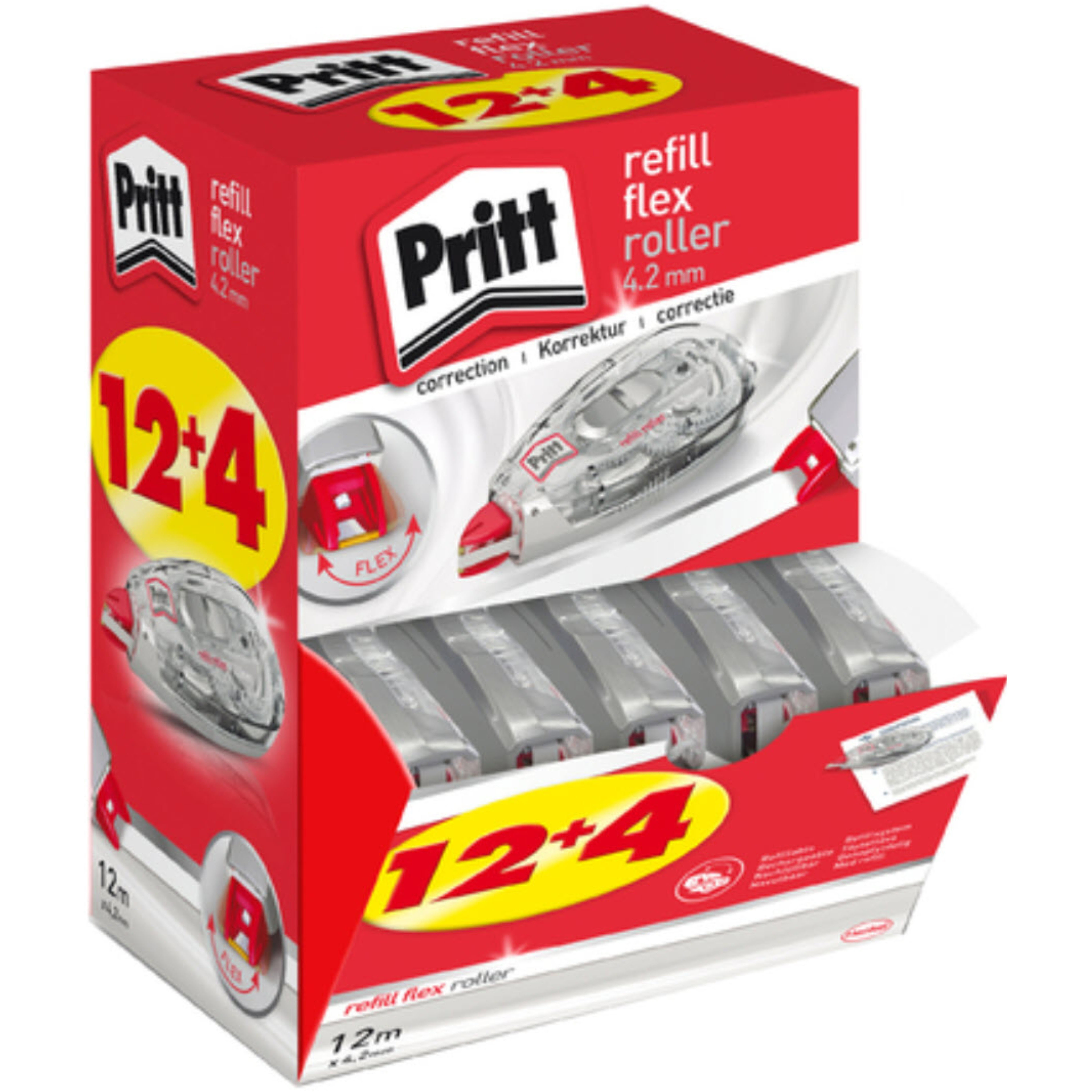 PRITT Korrekturroller 4.2mmx12m PRR4M Flex Roller