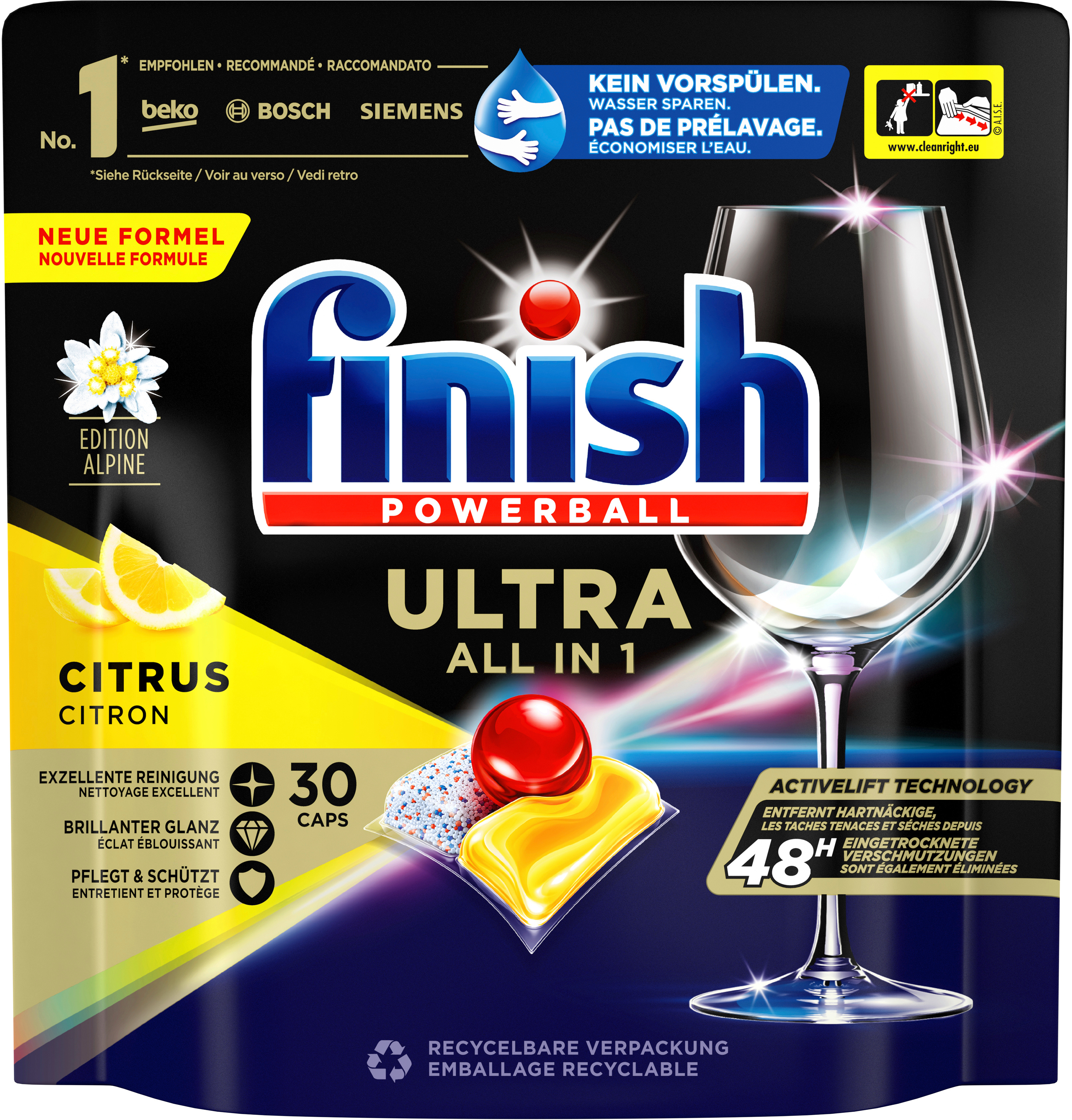 FINISH Ultra All-in-1 3286332 Citrus