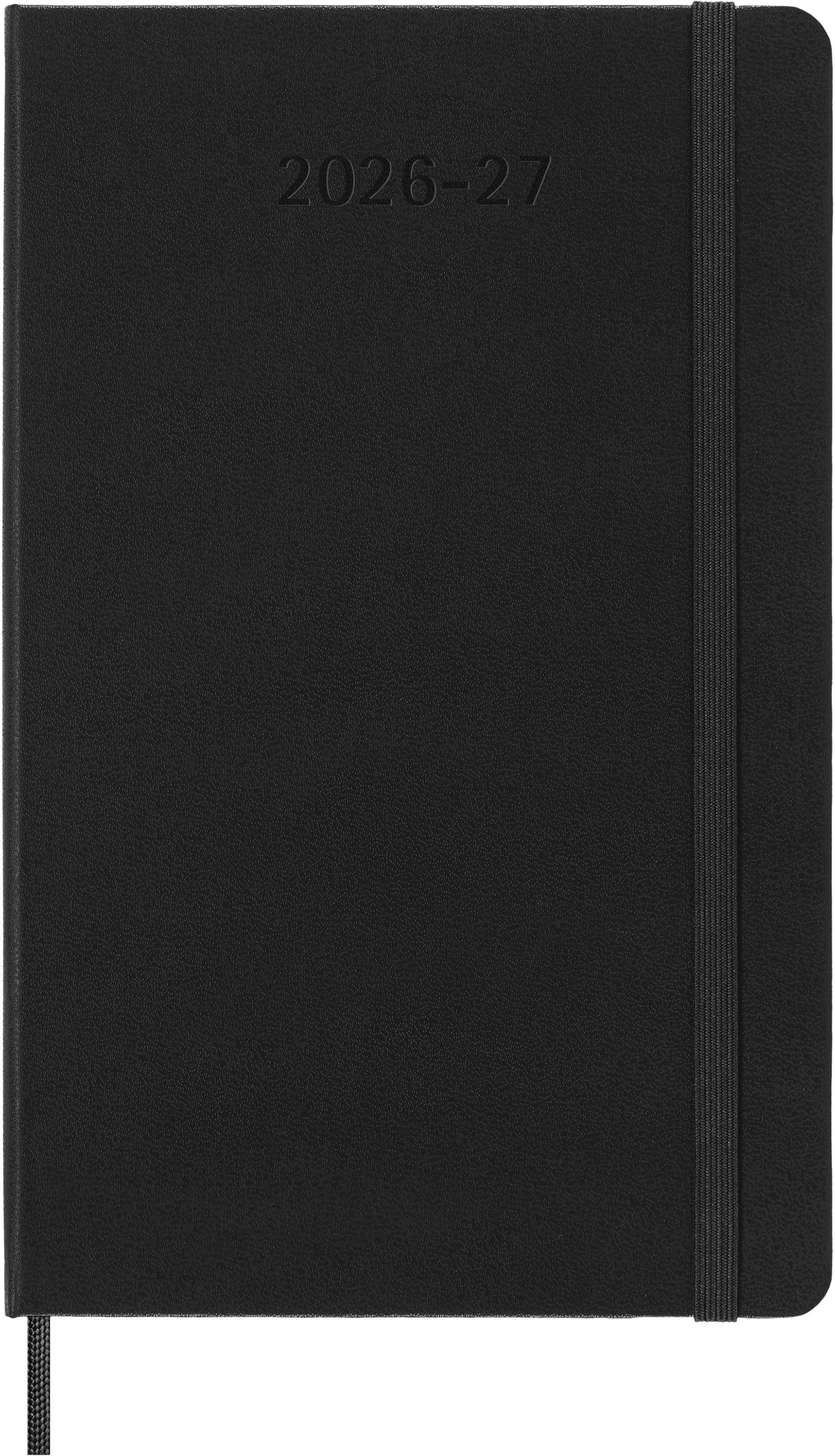 MOLESKINE Tageskalender 26/27 DHB18DC3Y27 18M HC schwarz 13x21cm